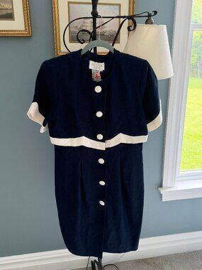 Vintage Sophisticate Collection Linen Blend Dress